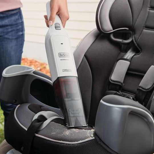 Black & Decker -QW Rechargeable Handheld Vacuum 12V White