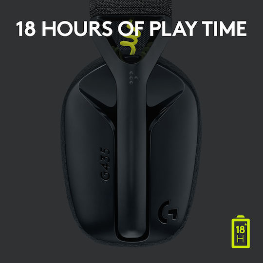 Logitech G435 Lightspeed Wireless Over Ear Gaming Headset with Bluetooth / USB Connectivity