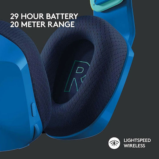 Logitech G733 Wireless Over Ear Gaming Headset with USB Connectivity Blue for PC / PS4
