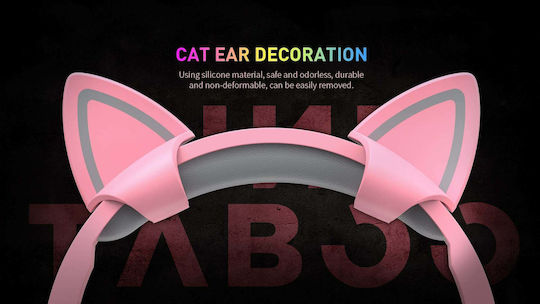 Havit H2233D On Ear Gaming Headset με σύνδεση USB / 3.5mm Ροζ