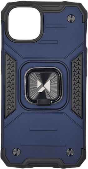 Wozinsky Ring Armor Kickstand Back Cover Πλαστικό Μπλε (iPhone 13)