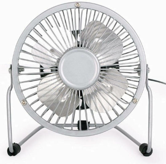 Gembird USB Office/Home Rotating Fan Silver NF03 NF-03-S