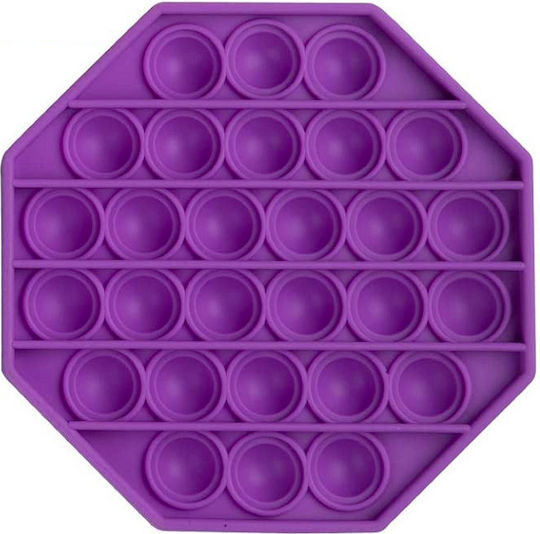 Pop It Fidget Octogonal Din Silicon Violet