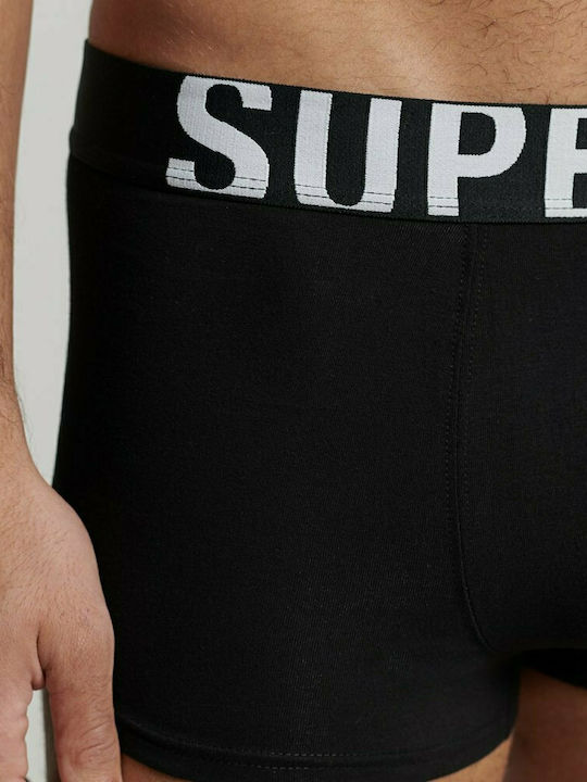 D1 Trunk Dual Logo Double Pack Ανδρικά Μποξεράκια Μαύρο / Λευκό 2Pack