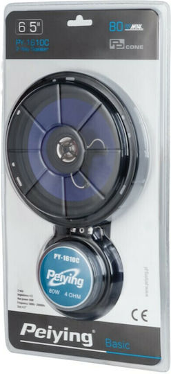 Peiying Автомобилен Високоговорител PY-1610C PY1610C 6.5" (2 път)