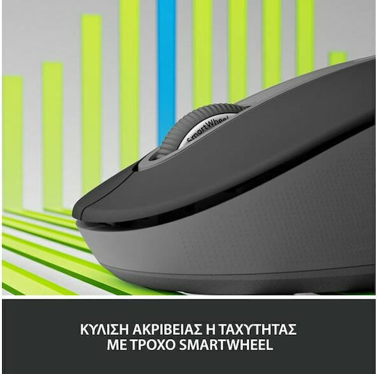 Logitech Signature M650 M Ασύρματο Bluetooth Ποντίκι Graphite