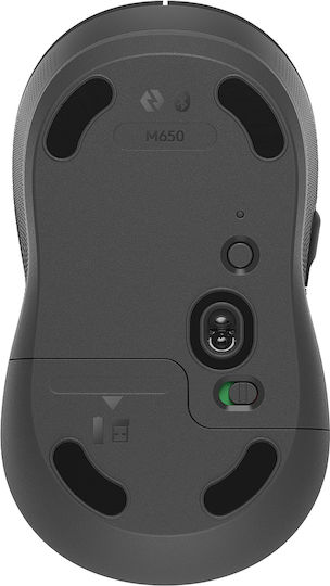 Logitech Signature M650 M Ασύρματο Bluetooth Ποντίκι Graphite
