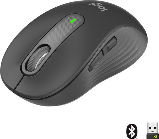 Logitech Signature M650 M Ασύρματο Bluetooth Ποντίκι Graphite