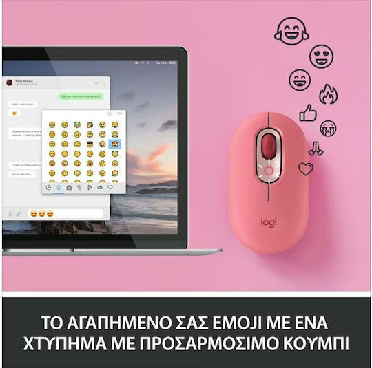 Logitech POP Emoji Wireless Bluetooth Mouse Heartbreaker