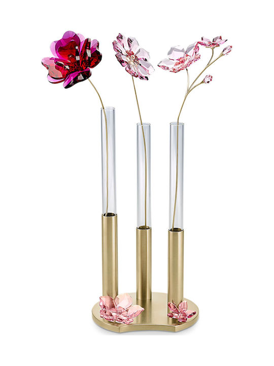 Swarovski Decorative Vase Garden Tales Gold 8x8x16cm