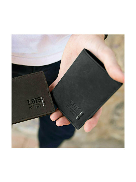 Lois Men's Leather Wallet with RFID Black