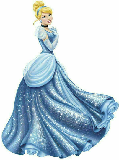 Autocolant Decorativ pentru Copii Perete Cinderella 7buc