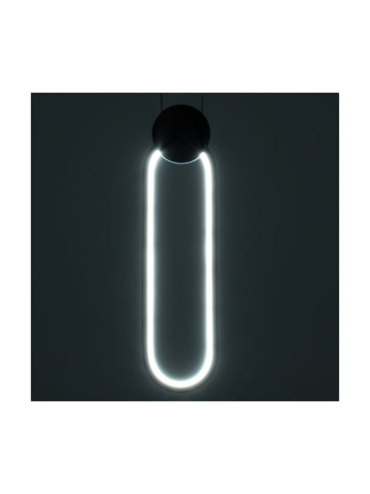GloboStar Ildi Pendant Light Black 10x10x38cm