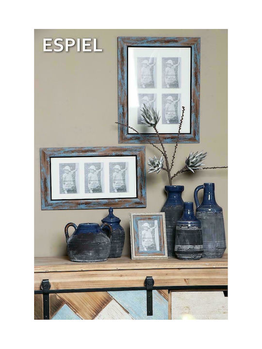 Espiel Decorative Vase Gray 14x17x17cm