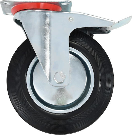 vidaXL 278006 Rotating Wheels made of Rubber 8 Pieces 200mm