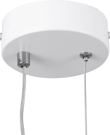 GloboStar Ildi Ceiling Light White LED with Adjustable White Light 10x38x38cm