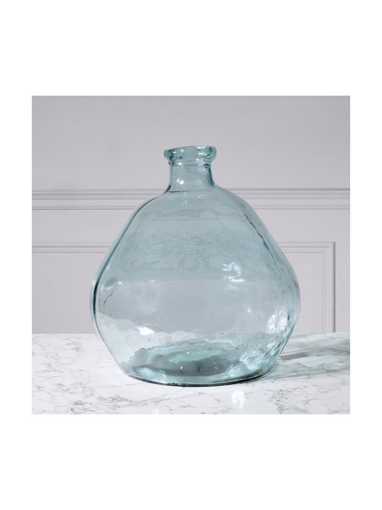 Supergreens Glass Vase Γαλάζιο 50cm