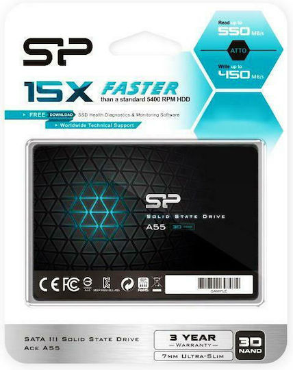 Silicon Power Ace A55 SSD 1TB Tip 2.5'' cu Conexiune SATA III