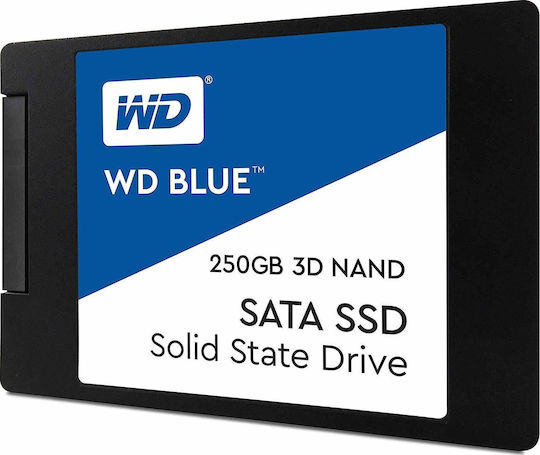 Western Digital SSD Albastru 3D 250GB Tip M.2 Cu Conexiune SATA III WDS250G2B0B Bulk