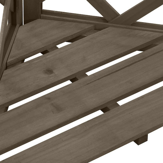 Garden Trellis Made of Wood with Rhombus Grid Design in Brown Colour 50x145cm