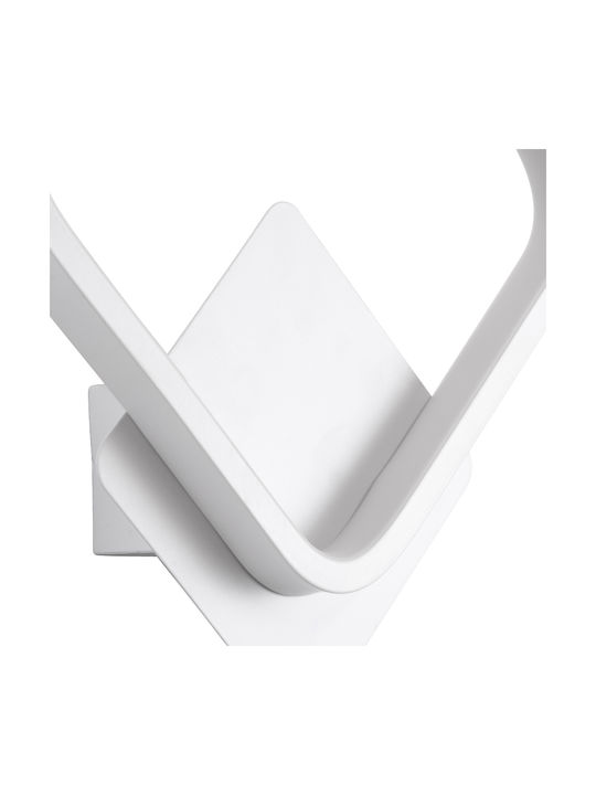 GloboStar Lena Modern Lamp Wall with Integrated LED and Adjustable White Light 25x29.5cm