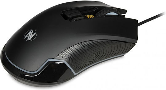 iBox Aurora A-3 RGB Gaming Ποντίκι 6200 DPI Μαύρο