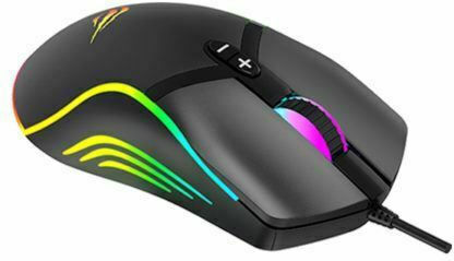 Havit MS1026 RGB Геймърска Мишка 6400 DPI Черен