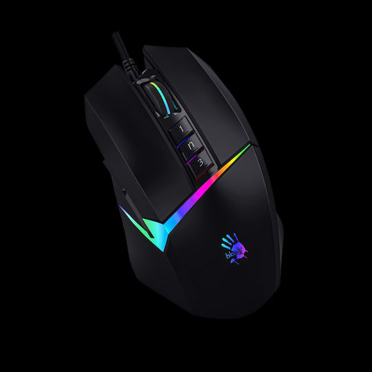 A4Tech Bloody W60 MAX Stone RGB Геймърска Мишка 10000 DPI Черен