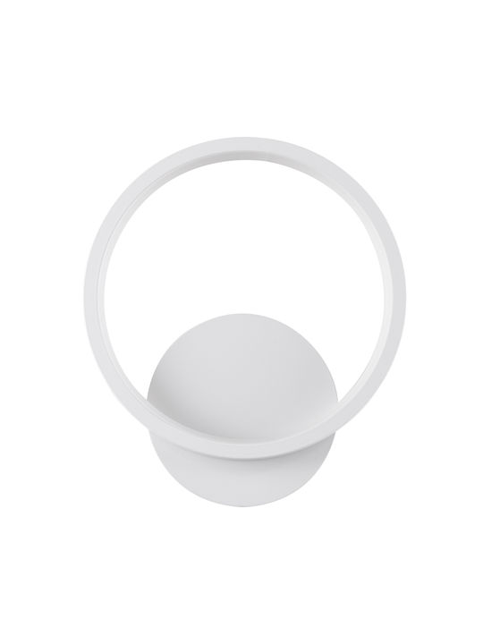 GloboStar Ted Modern Wall Lamp Built-in LED Warm to Cool White 20cm White