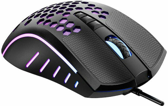 Meetion Honeycomb GM015 RGB Gaming Mouse 6400 DPI Black