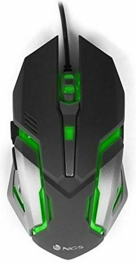 NGS GMX-100 RGB Gaming Mouse Black