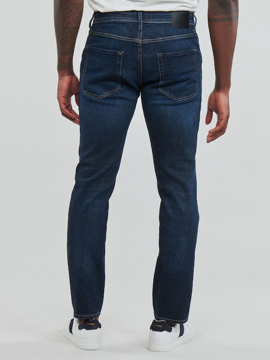 Jack & Jones Pantaloni de Bărbați din Jean în Croială Skinny Albastru marin