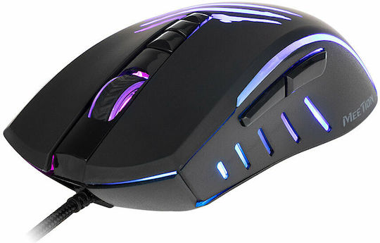 Meetion C011 Combo RGB Gaming Ποντίκι 6400 DPI Μαύρο