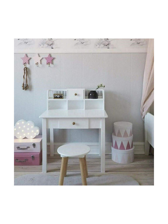 Jabadabado Wooden Kids Wall Hanger with One Hook Star Pink 36x6x16cm 3pcs