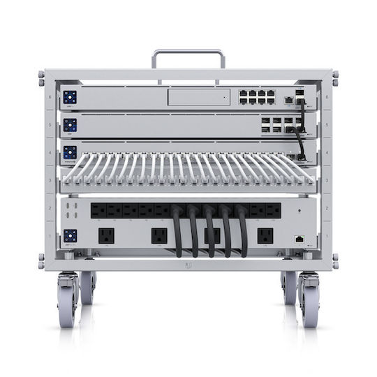 Ubiquiti Επιτοίχια Καμπίνα Rack 6U Γκρι U-RACK-6U-TL