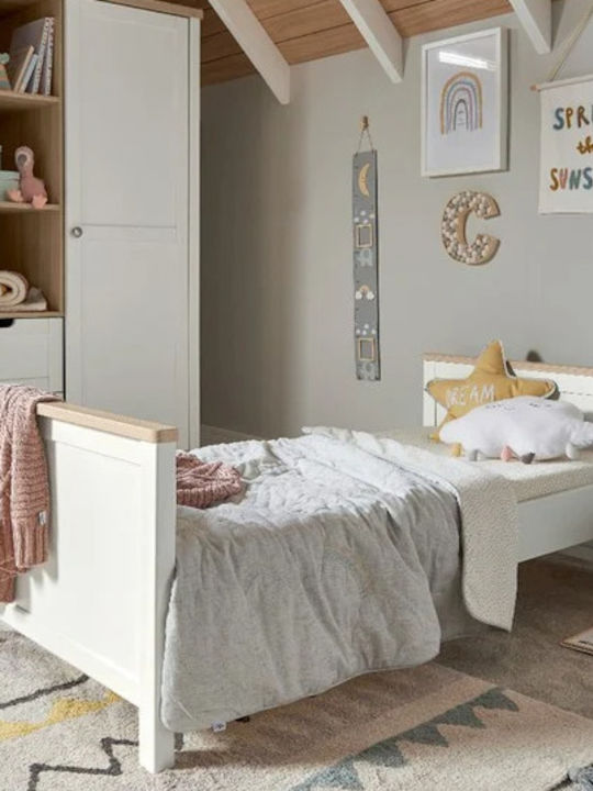 Mamas & Papas Harwell White Natural Crib