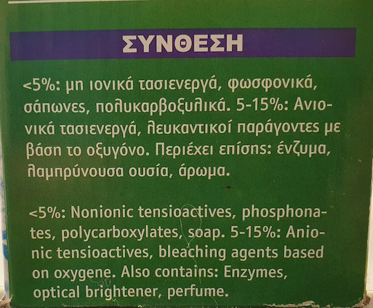 Rico Blue & Green Action Απορρυπαντικό Ρούχων σε Σκόνη 3kg (78 Μεζούρες)