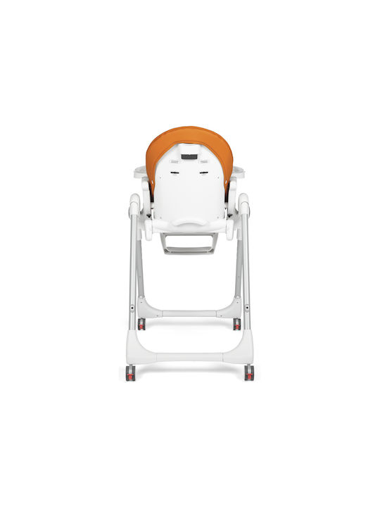 Peg Perego Prima Pappa Follow Me Αναδιπλούμενο Καρεκλάκι Φαγητού με Ρυθμιζόμενο Ύψος Μαύρο