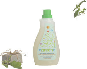Egreeno Eco Lichid Detergent cu Aromă Salvie și busuioc pentru Sensibil Haine 970ml (33 Cupe de măsurare)