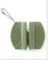MFH Duo Green Handheld Knife Sharpener with 2 Levels