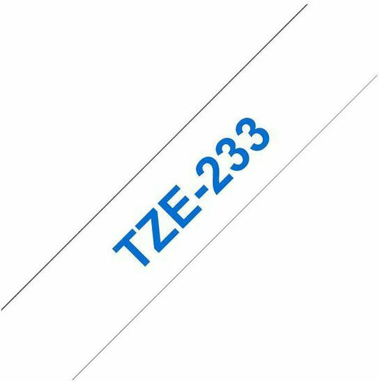 Brother Label Maker Tape 8m x 12mm in White Colour Compatible with Brother TZe/TZ