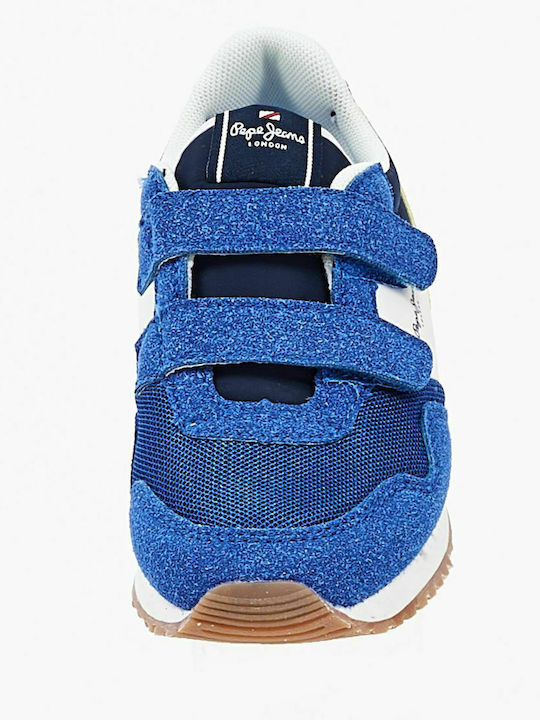 London One Παιδικά Sneakers με Σκρατς Μπλε