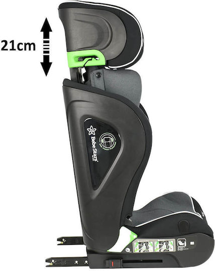 Bebe Stars Leon Baby Car Seat i-Size with Isofix Grey
