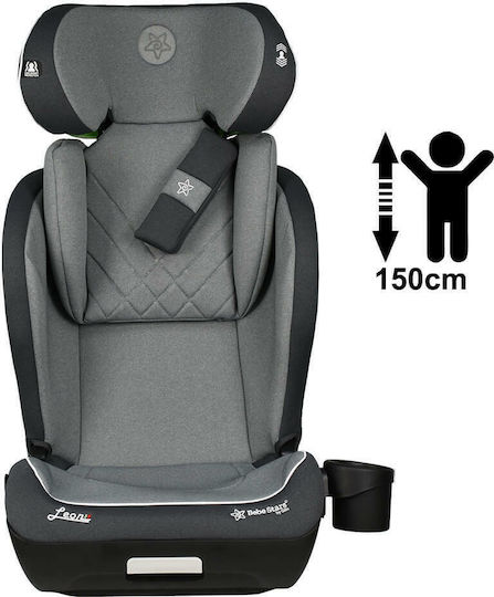Bebe Stars Leon Baby Car Seat i-Size with Isofix Grey