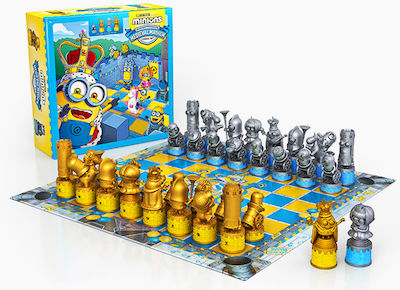 The Noble Collection Joc de Masă Minions: Medieval Mayhem - Chess Set pentru 2 Jucători 7+ Ani