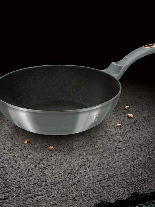Berlinger Haus Moonlight Collection Wok από Αλουμίνιο με Επίστρωση από Πέτρα 28cm