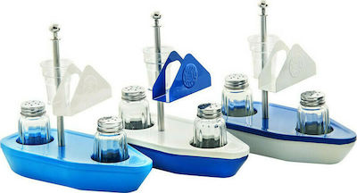 Metano Salt/Pepper Shaker Set with Stand M050005 Blue