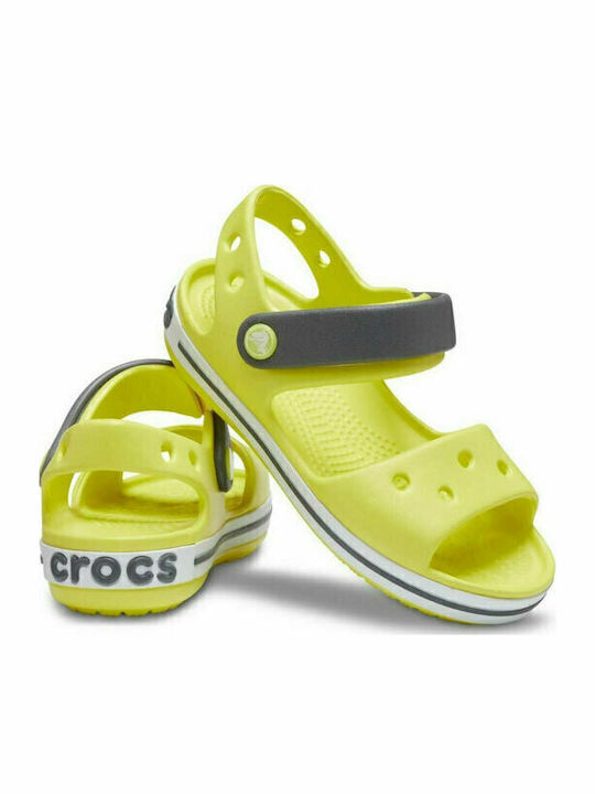 Crocband Children's Anatomical Beach Shoes Yellow