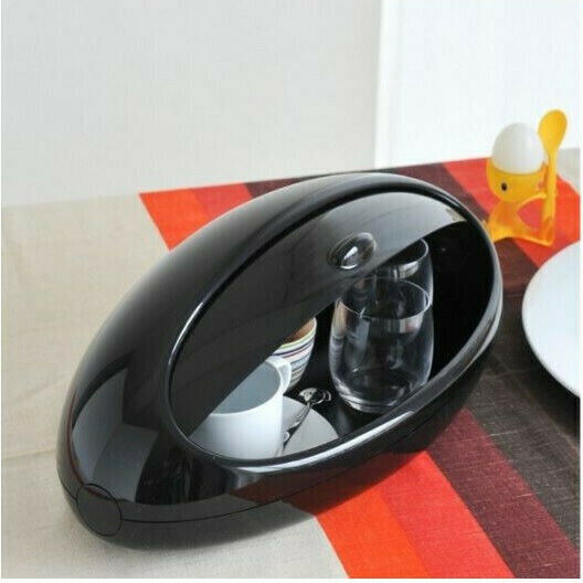 Alessi Gram Кутия за хляб с капак Пластмаса Черна 46x30x16.5см ASG22 B