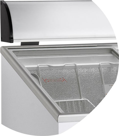 Tefcold -p Stehender Selbstbedienungstiefkühler mit 2 Türen 296Es H101xW63xH89.2cm